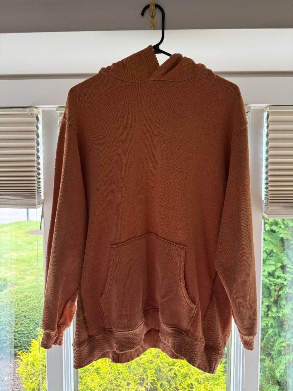 Aerie Rust Oversized Hoodie Pullover Sweatshirt Y2K Cozy Casual Medium